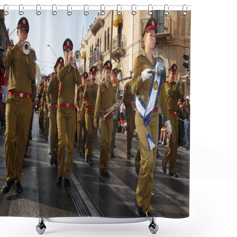 Personality  Jerusalem March Shower Curtains