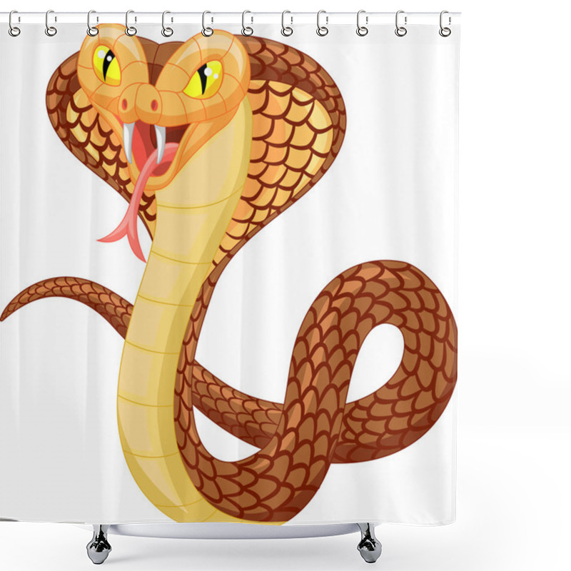 Personality  Angry Cobra Shower Curtains