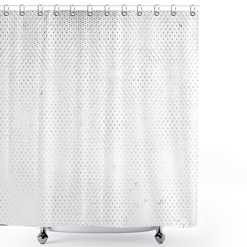 Personality  Halftone Overlay Texture Shower Curtains