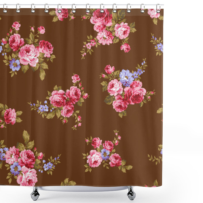 Personality  Rose Pattern, Shower Curtains