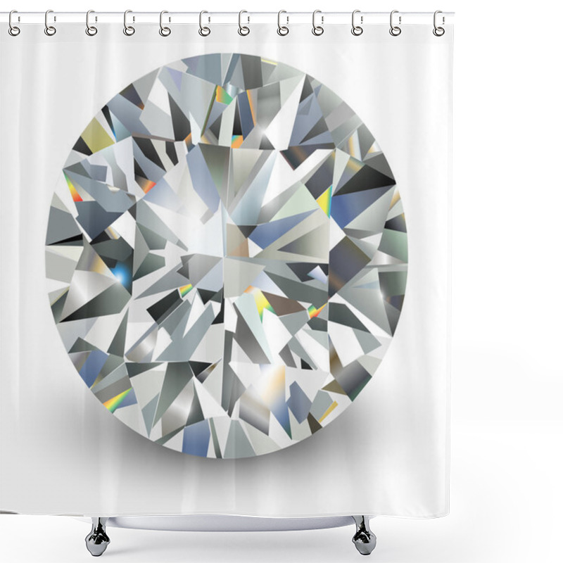 Personality  Diamond Shower Curtains