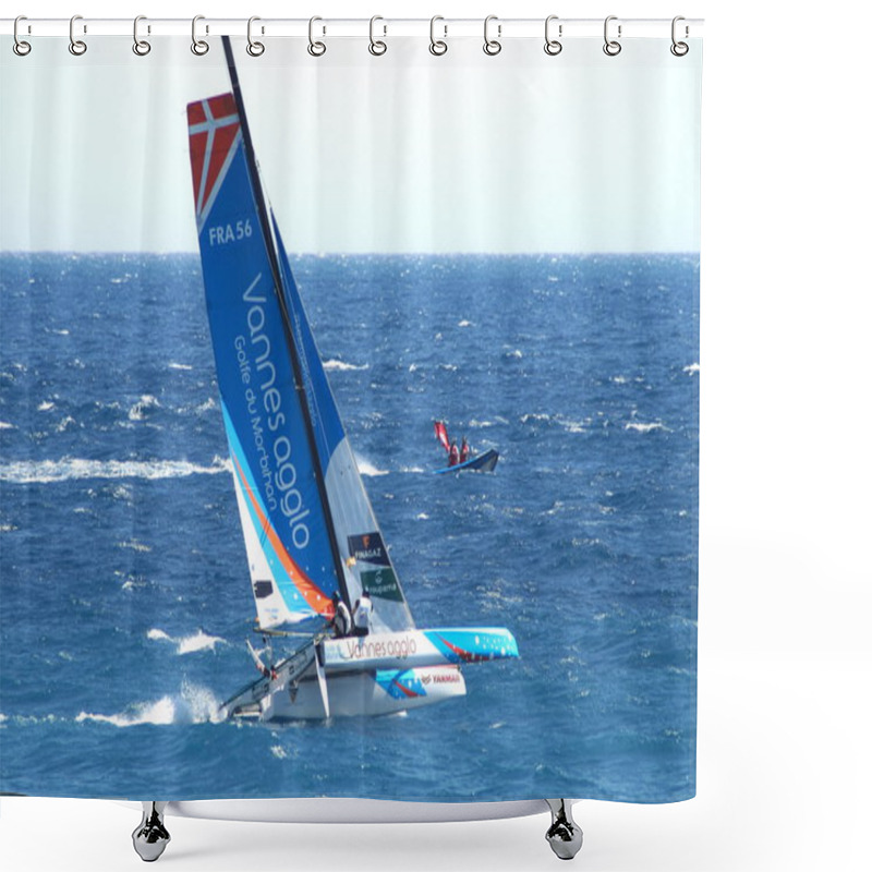 Personality  Tour De France A La Voile Shower Curtains