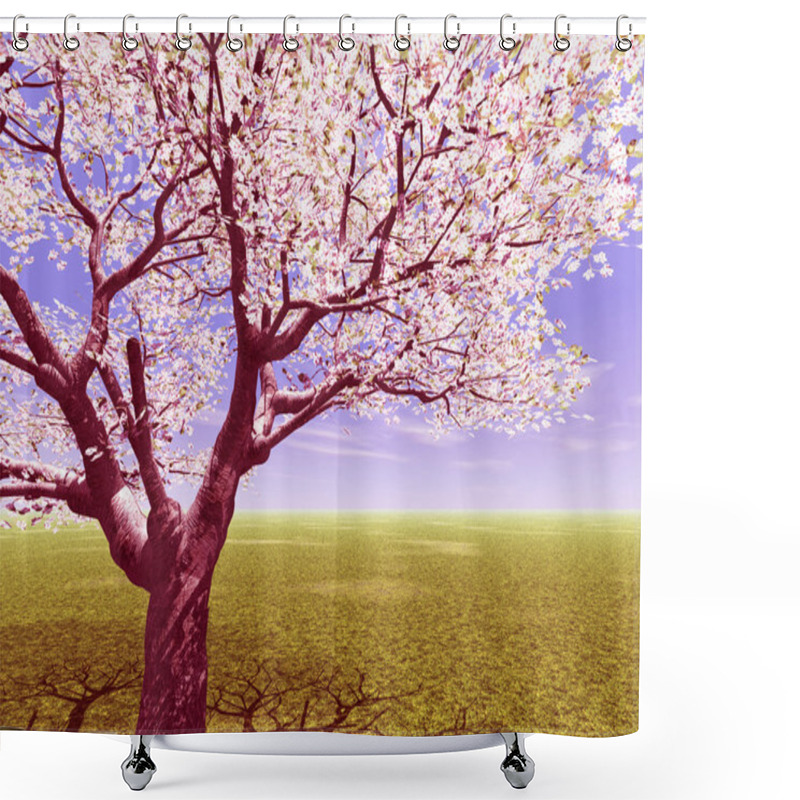 Personality  Blossoming Shower Curtains