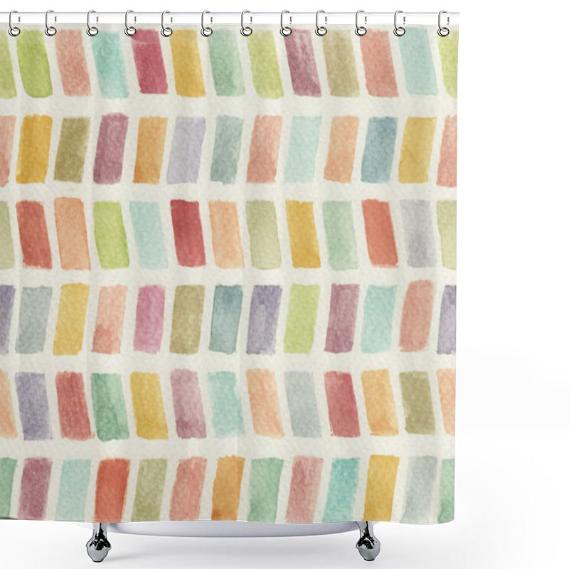 Personality  Abstract Geometric Striped Background Shower Curtains