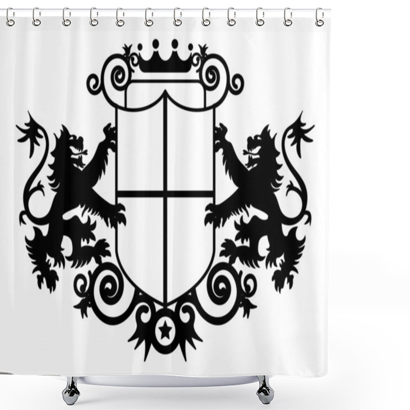 Personality  Coat Of Arms Shower Curtains