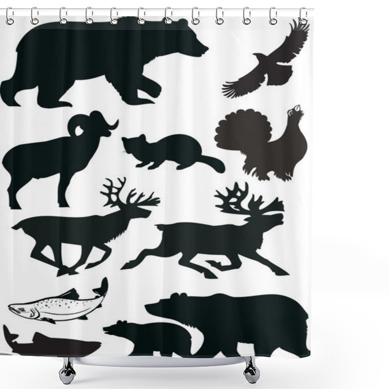 Personality  Wild Animals Shower Curtains