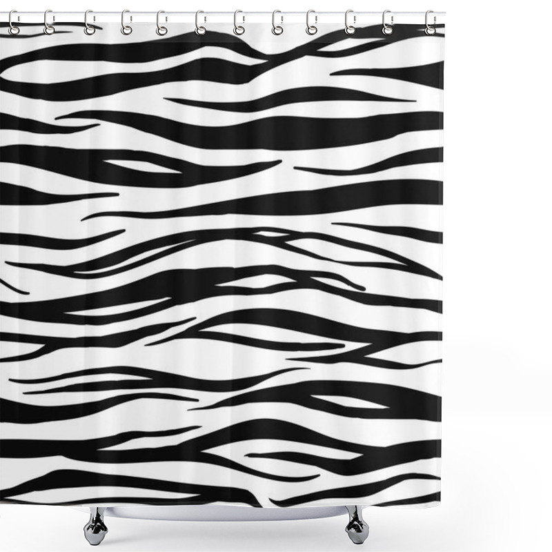 Personality  Tiger Print Pattern Shower Curtains