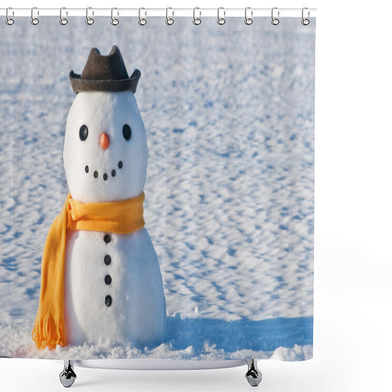 Personality  Snowman Shower Curtains