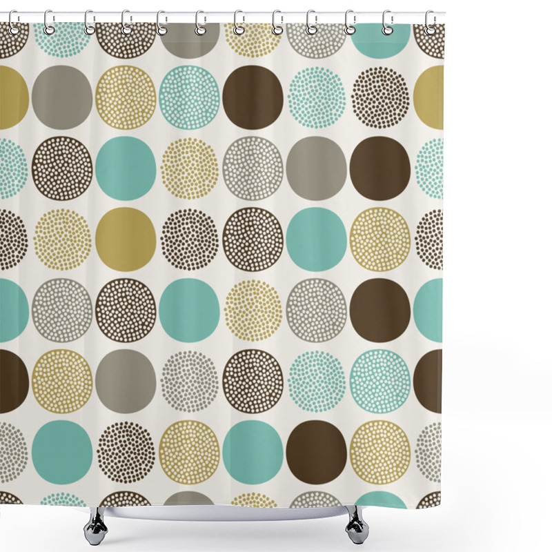 Personality  Circles Pattern Shower Curtains