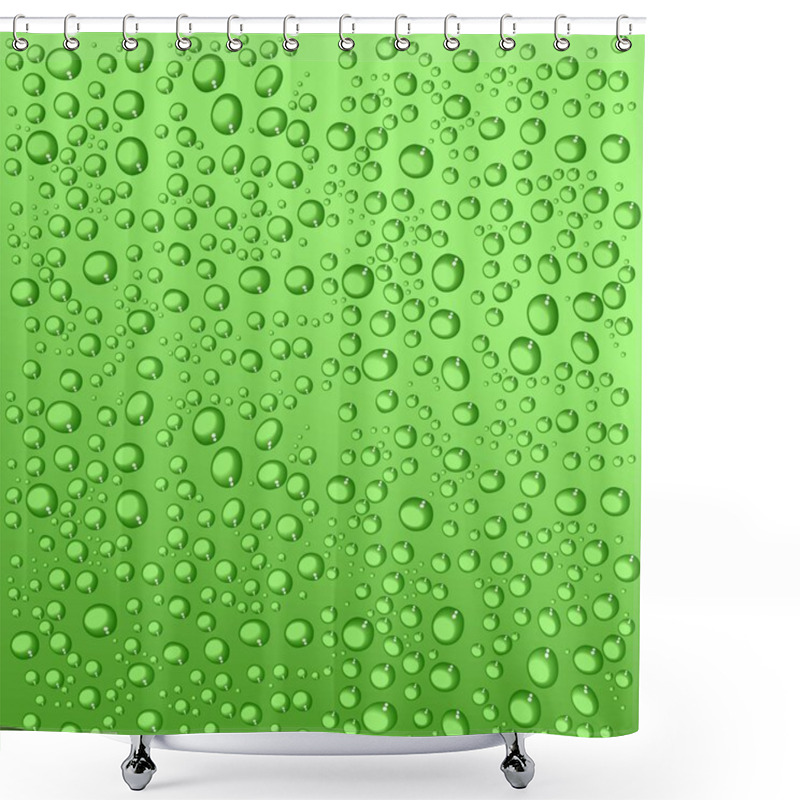 Personality  Waterdrop Background Shower Curtains