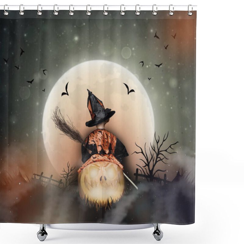 Personality  Witch Shower Curtains