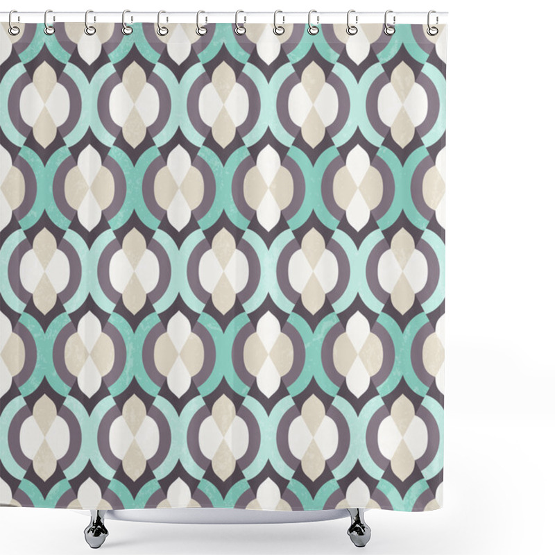 Personality  Vector Seamless Moroccan Pattern. Shower Curtains