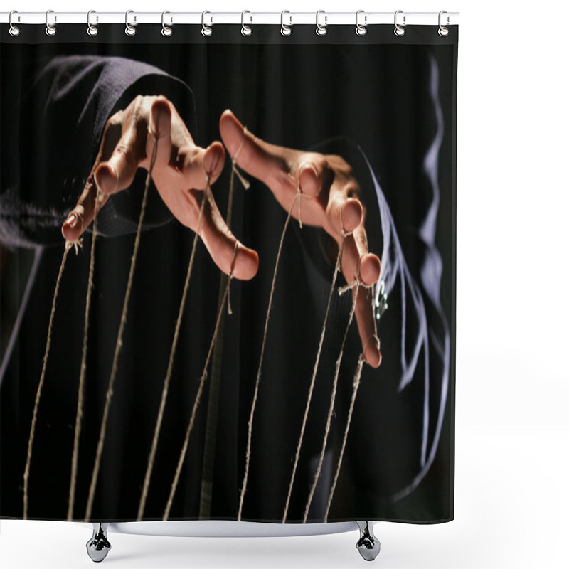 Personality  Puppeteer Shower Curtains