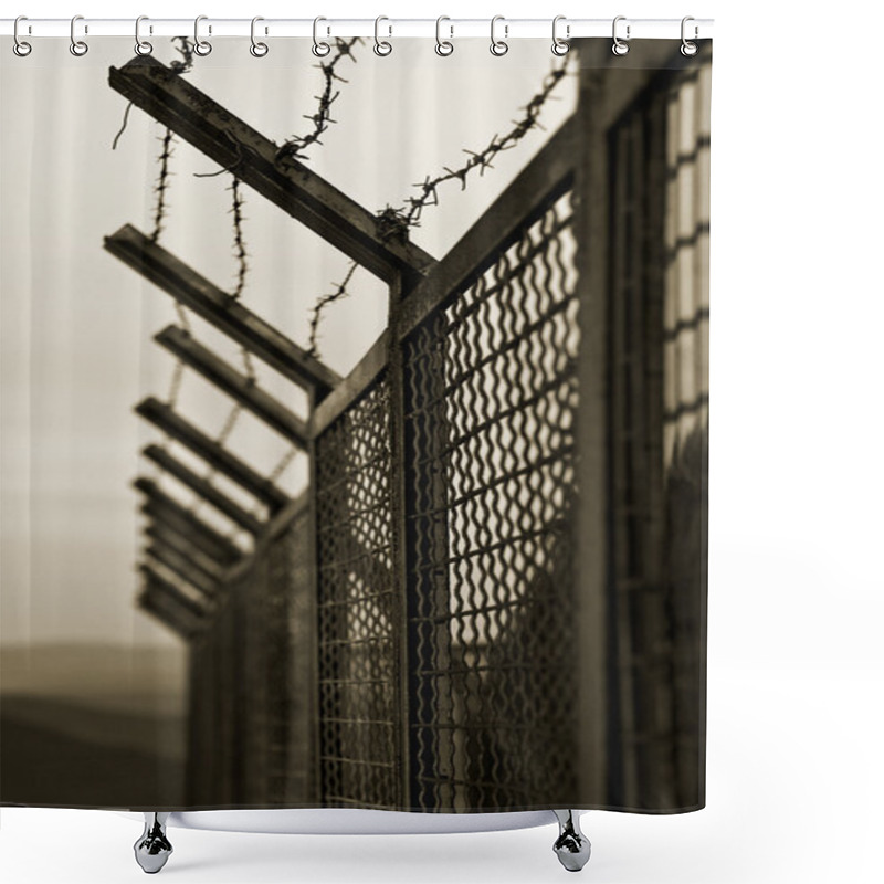 Personality  Security Fence Shower Curtains