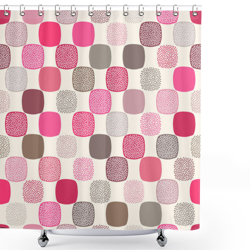 Personality  Dots Pattern Shower Curtains