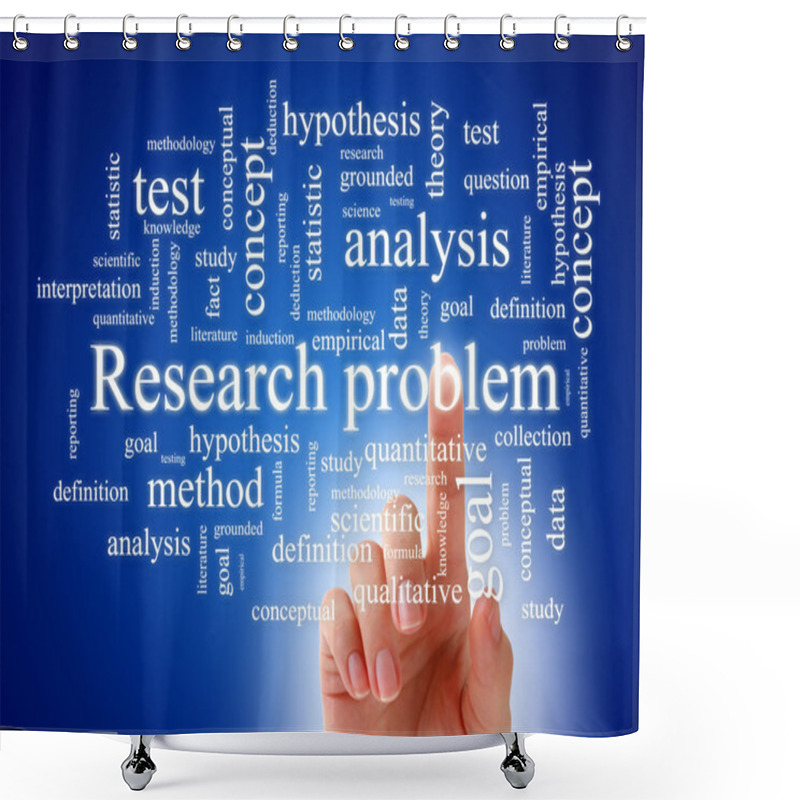 Personality  Scientific Research. Shower Curtains