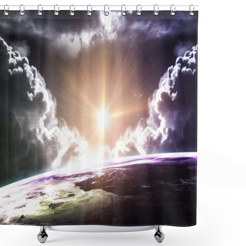 Personality  Star Field In  Deep Space Many Light Years Far From The Earth. Elements Of This Image Furnished By NASA Shower Curtains