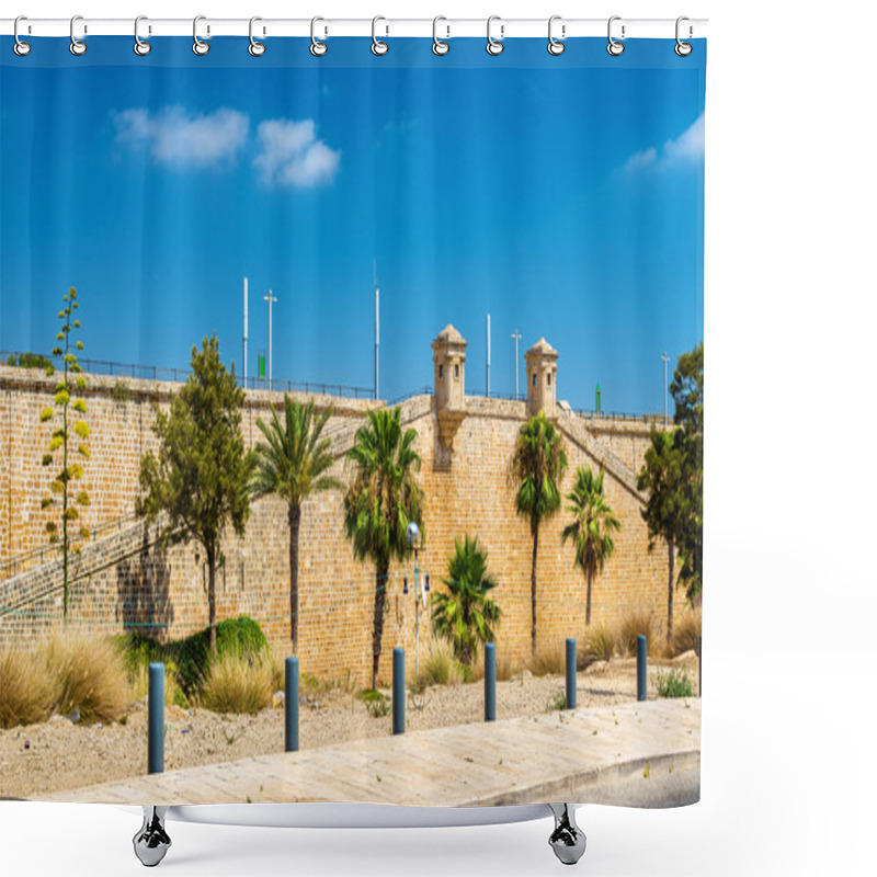 Personality  Ancient City Walls Of Acre - Israel Shower Curtains