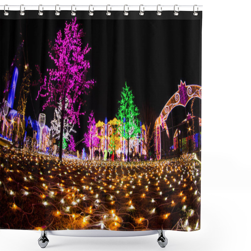 Personality  NAGASAKI, JAPAN - April 29,2019 : Huis Ten Bosch Is A Theme Park Shower Curtains