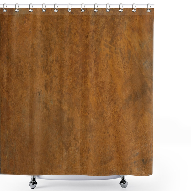 Personality  Rusty Metal Sheet Texture Shower Curtains