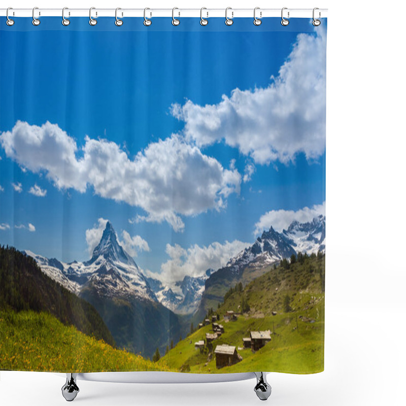 Personality  Matterhorn Peak In Zermatt Shower Curtains