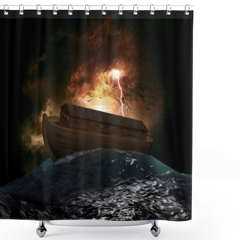 Personality  Noah's Ark Shower Curtains