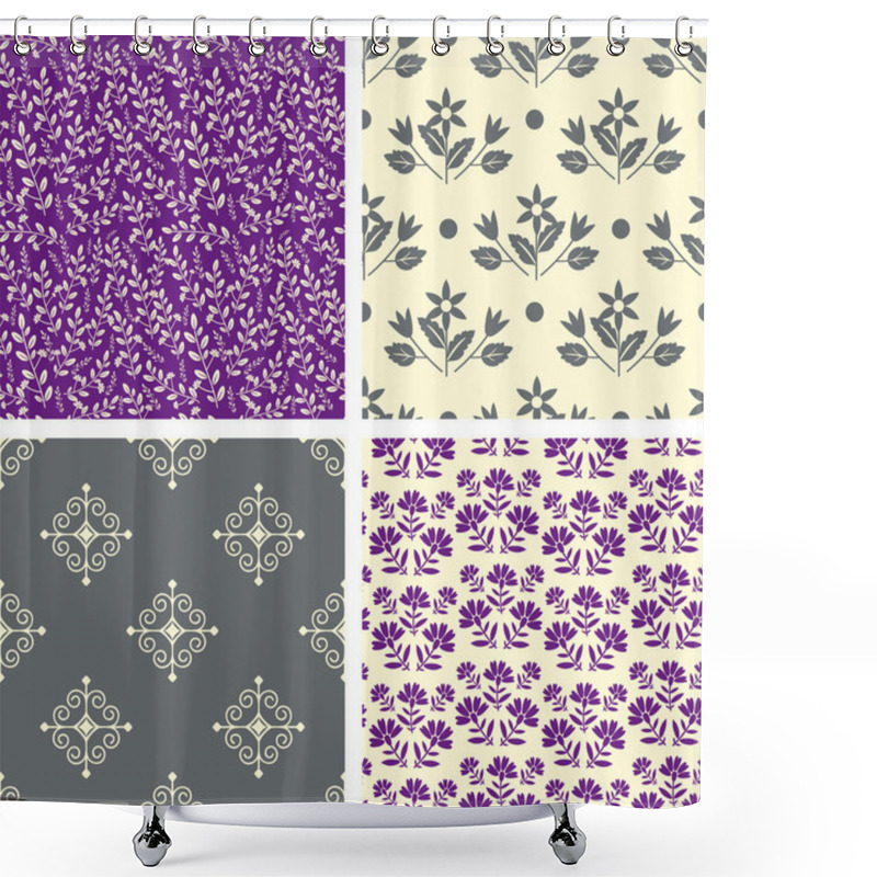 Personality  Seamless Patterns Shower Curtains