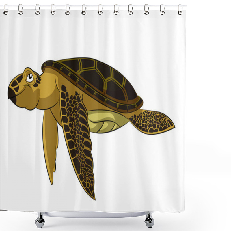 Personality  Sea Turtle Shower Curtains