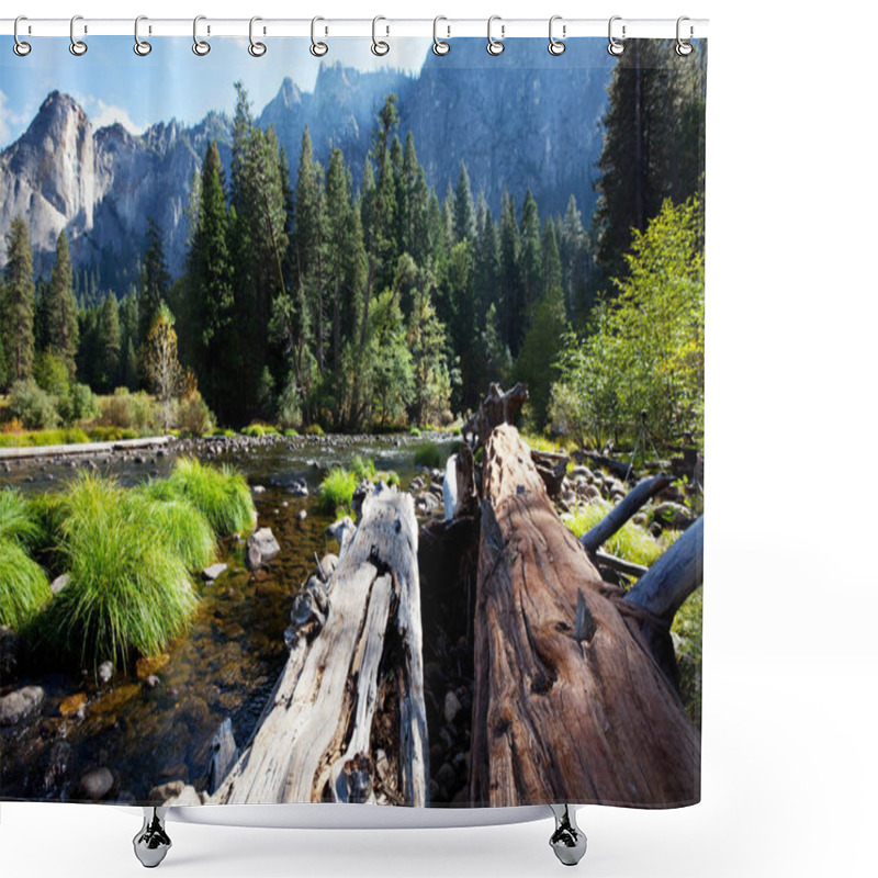 Personality  Yosemite Nature Landscapes Shower Curtains