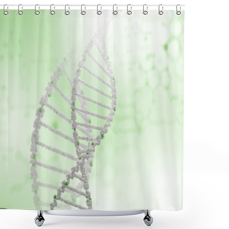 Personality  DNA Strand Shower Curtains