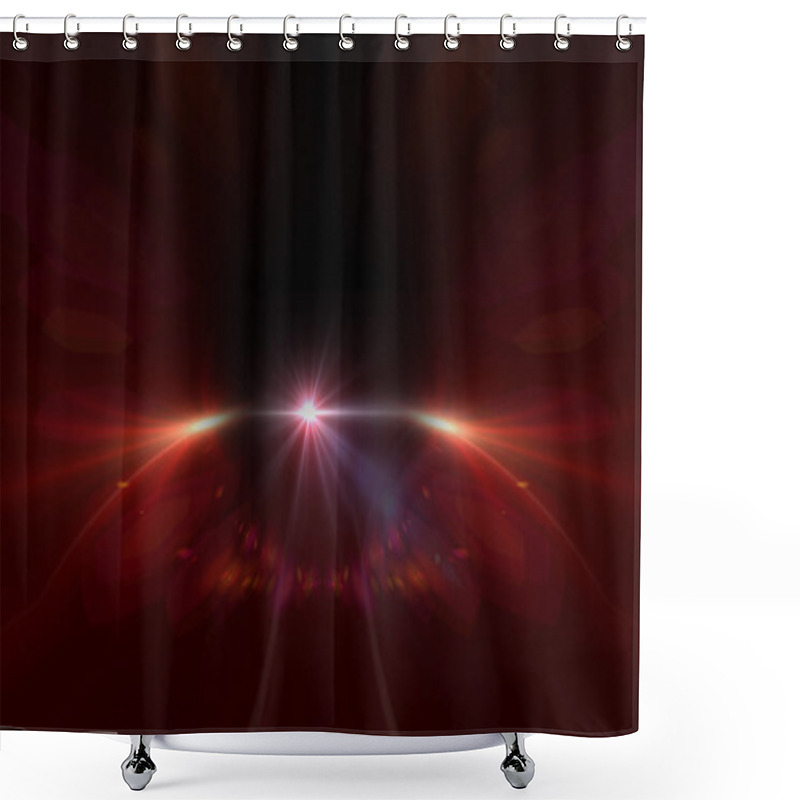 Personality  Optical Flares Shower Curtains