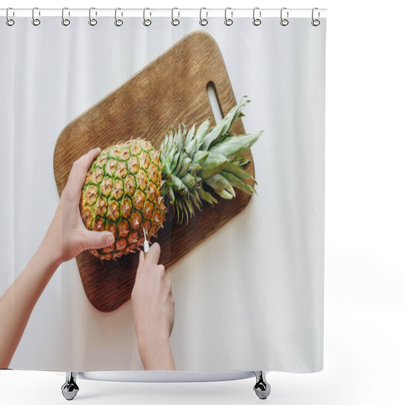 Personality  Pineapple Shower Curtains