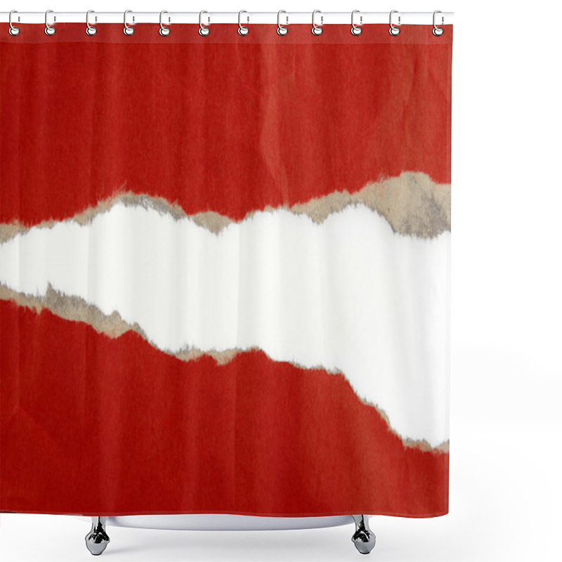 Personality  Ripped Paper Shower Curtains