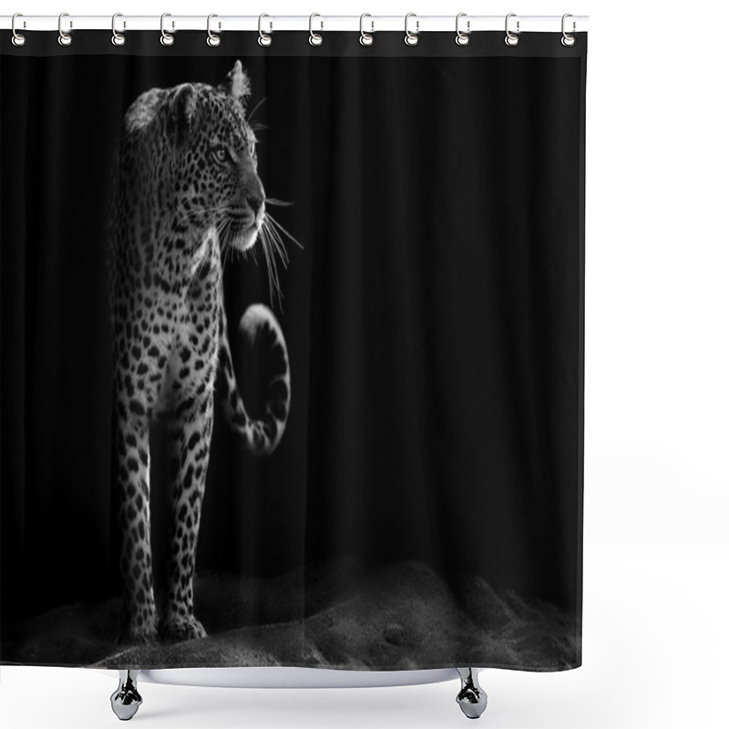 Personality  Leopard Shower Curtains