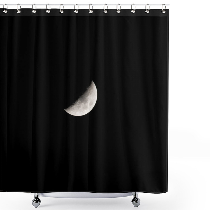 Personality  New Moon Shower Curtains