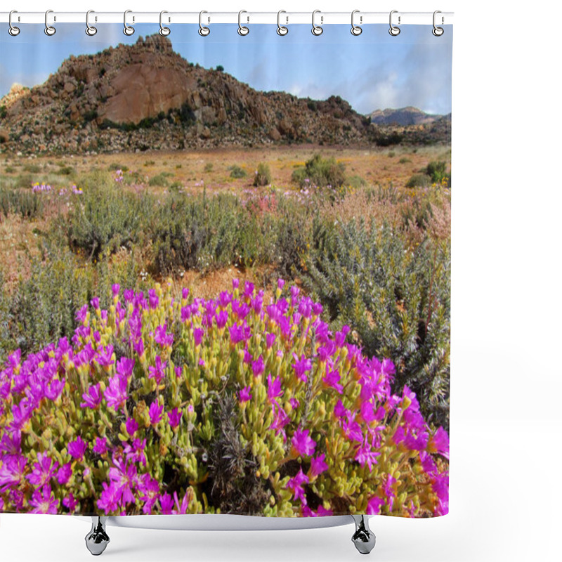 Personality  Wild Flower Landscape Shower Curtains