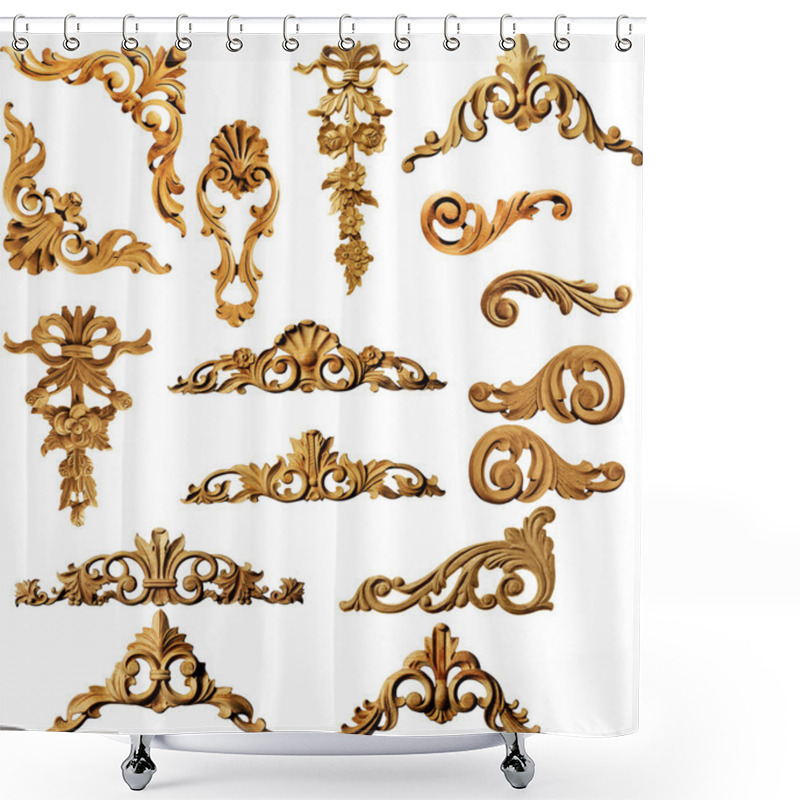 Personality  Antique Frame Shower Curtains