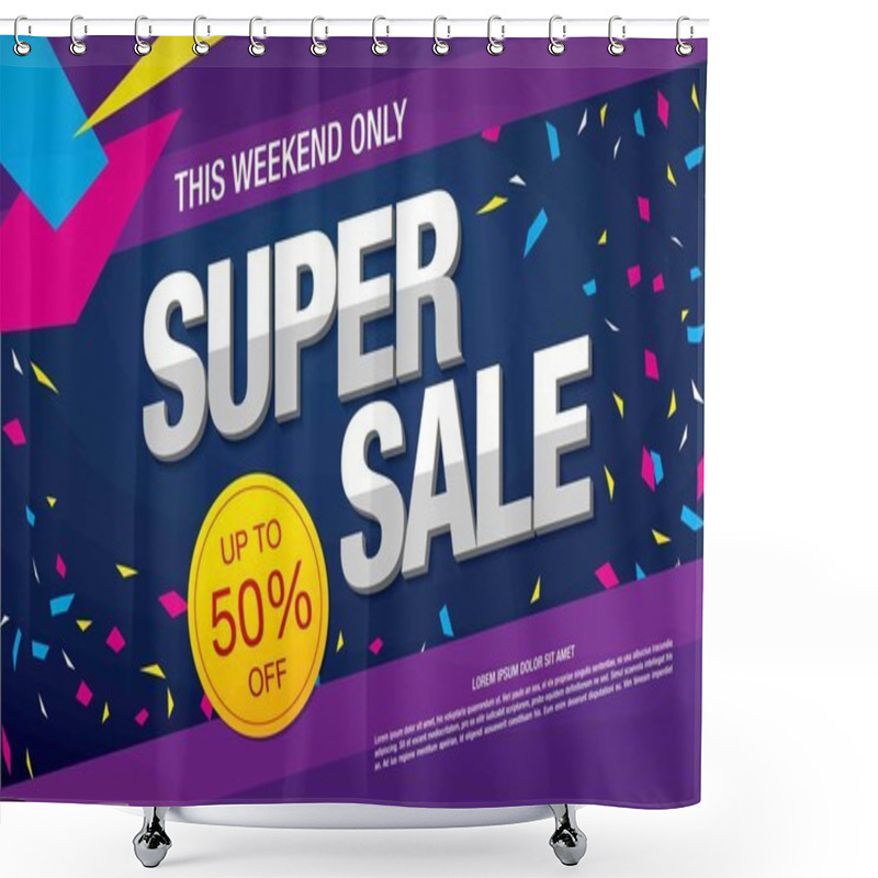 Personality  Super Sale Banner.  Shower Curtains