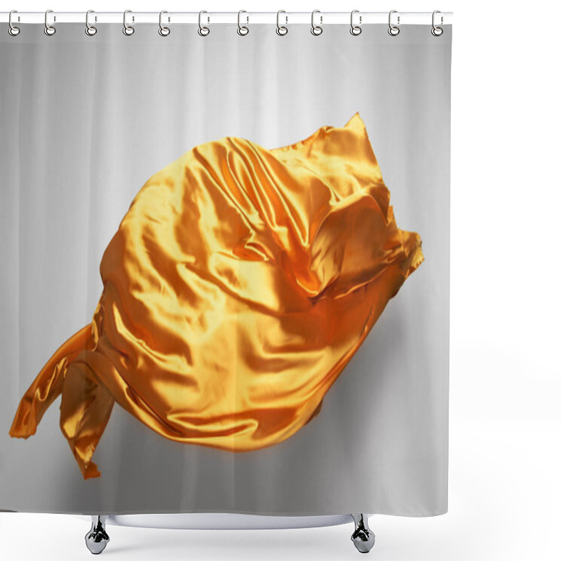 Personality  Golden Flying Fabric Shower Curtains