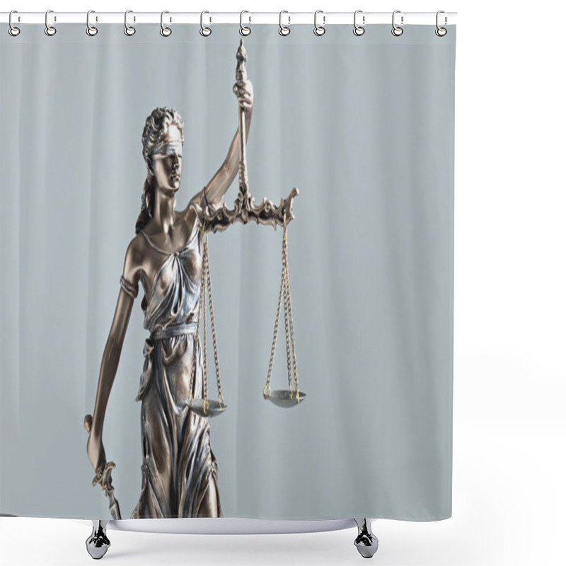 Personality  Statue Of Justice - Lady Justice. Law, Legal Concept Shower Curtains