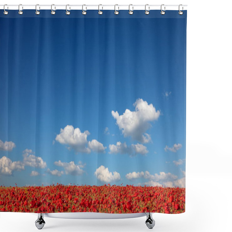 Personality  Poppies Shower Curtains