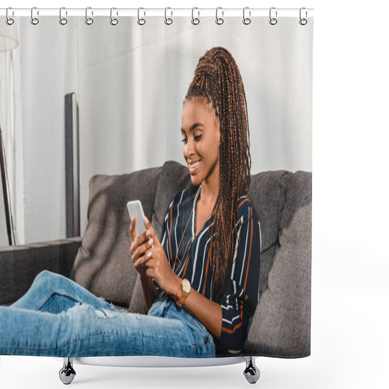 Personality  Using Smartphone Shower Curtains