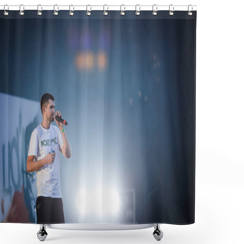 Personality  Noize MC Rap & Rock Singer Play Open Air Concert Shower Curtains