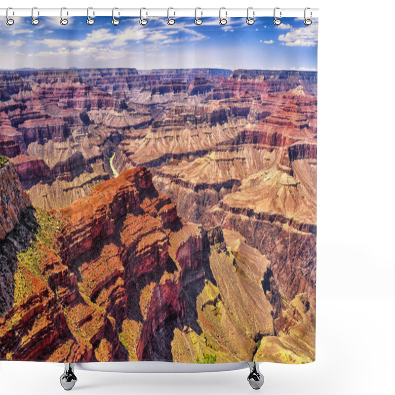 Personality  Grand Canyon Sunny Day Landscape View Shower Curtains