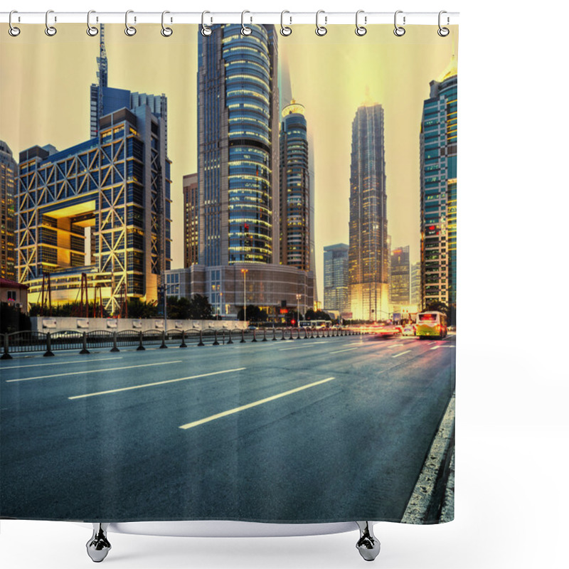 Personality  Highway Shower Curtains