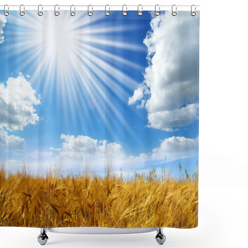 Personality  Wheat Field Shower Curtains