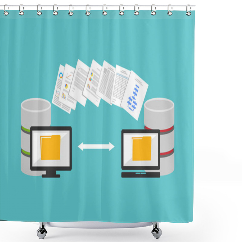 Personality  Transfer Files. Sharing Files. Communication Between Two Computers. Shower Curtains