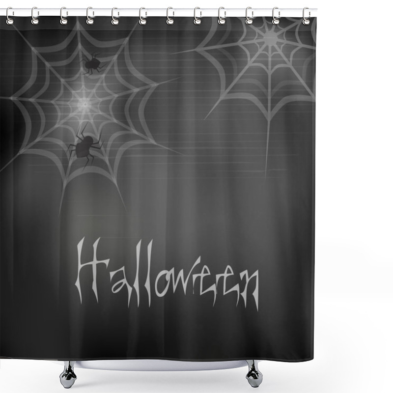 Personality  Scary Halloween Night Background. EPS 10. Shower Curtains