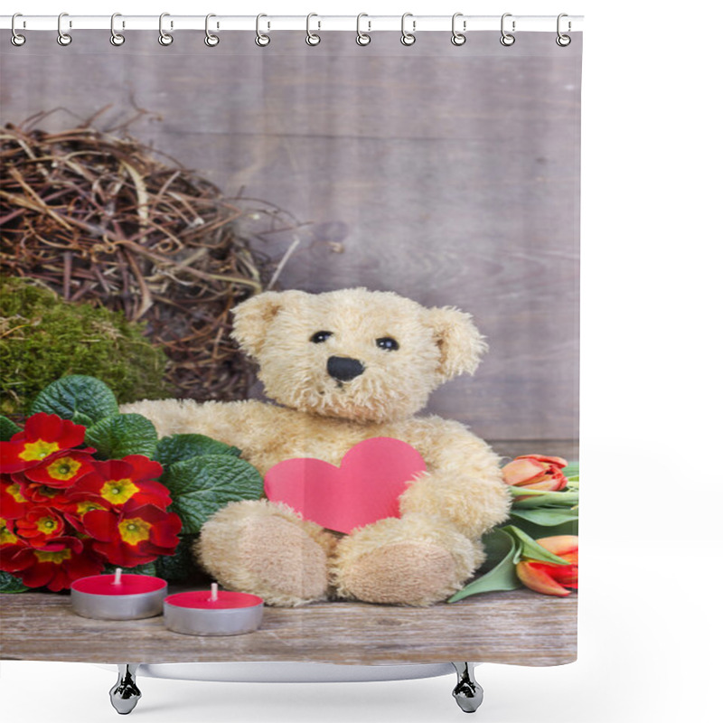 Personality  Teddy Bear Shower Curtains