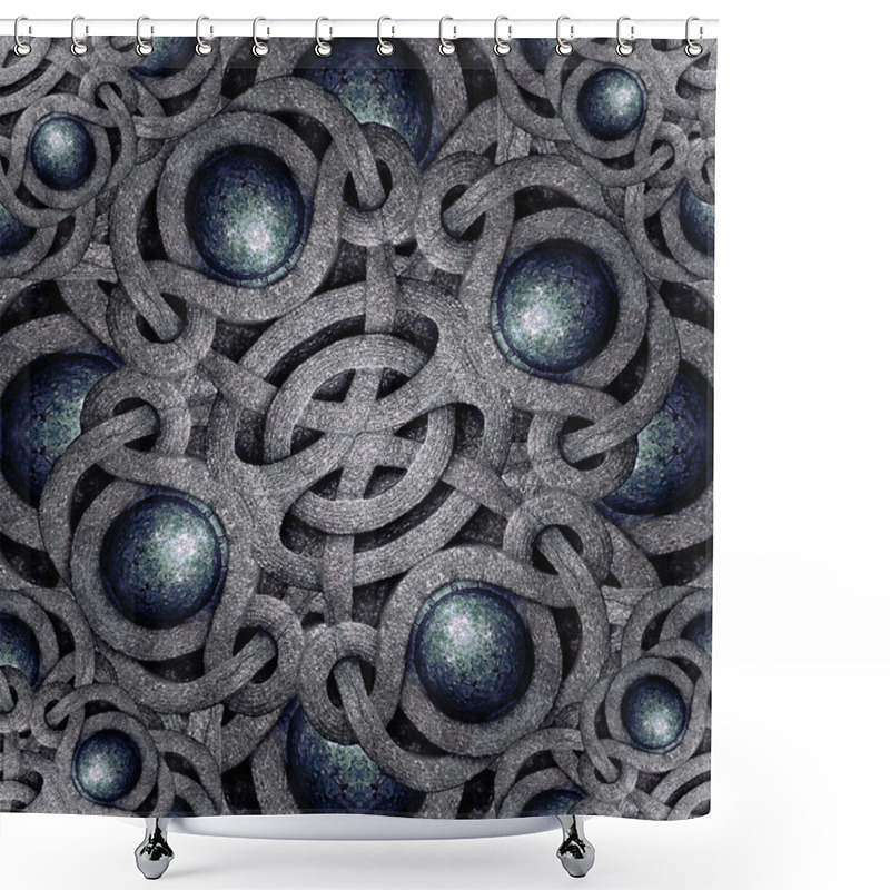 Personality  Mystic Symbol Shower Curtains